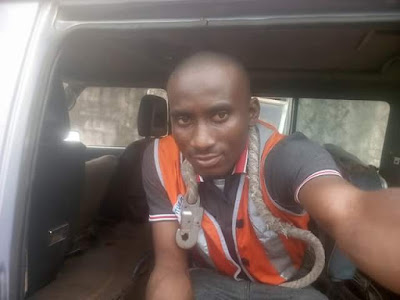  Photos: Corps member escapes death by electrocution a week after surviving motor accident