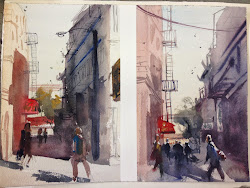 castagnet watercolor alvaro paintings workshop painting berry stephen progress pt expression seamless composition june