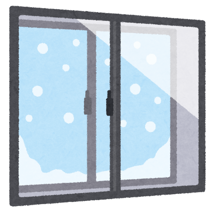 二重窓のイラスト 雪 かわいいフリー素材集 いらすとや