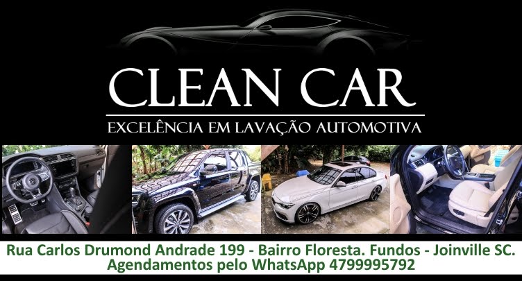 Clean Car Joinville - Lavação e Higienização Automotiva - 4799995792 WhatsApp.
