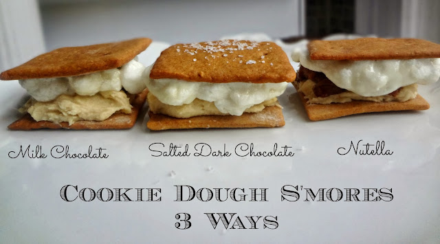 Cookie Dough S'mores-3 Ways