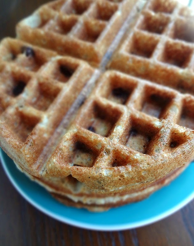 The Cooking Actress Whole Wheat Granola Waffles