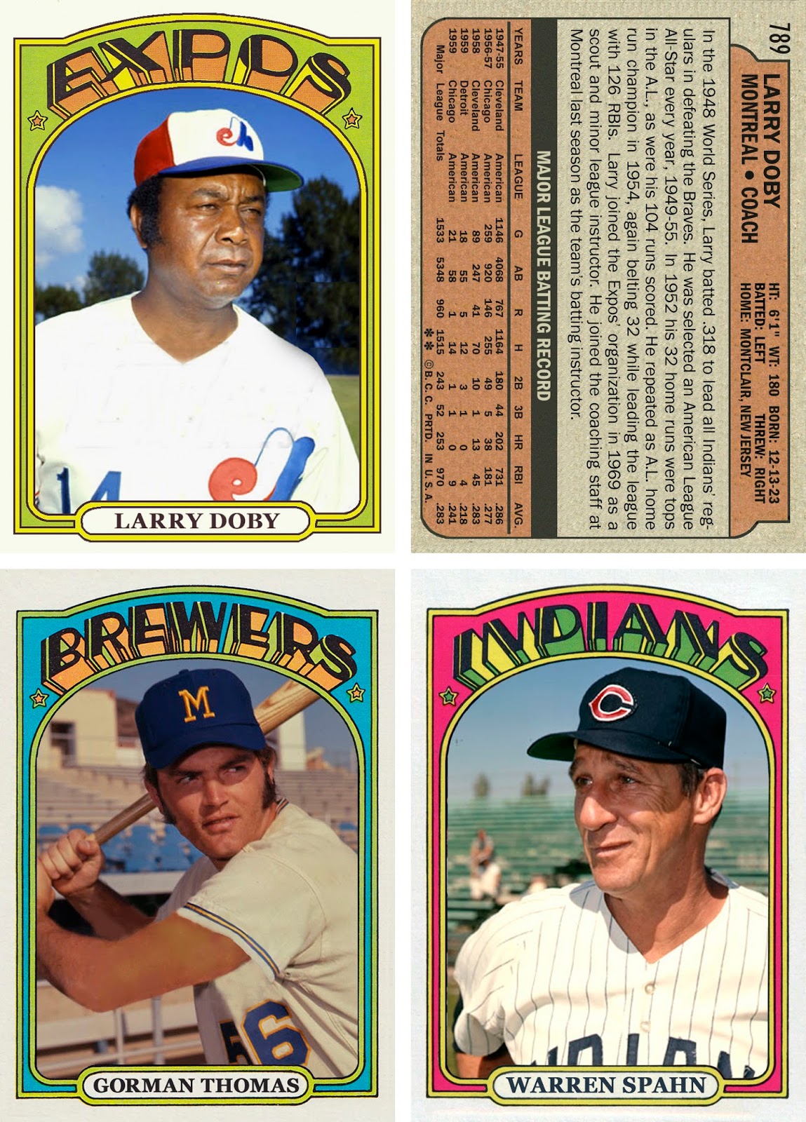 Bob Lemke's Blog Checklist of my custom baseball cards 19701990