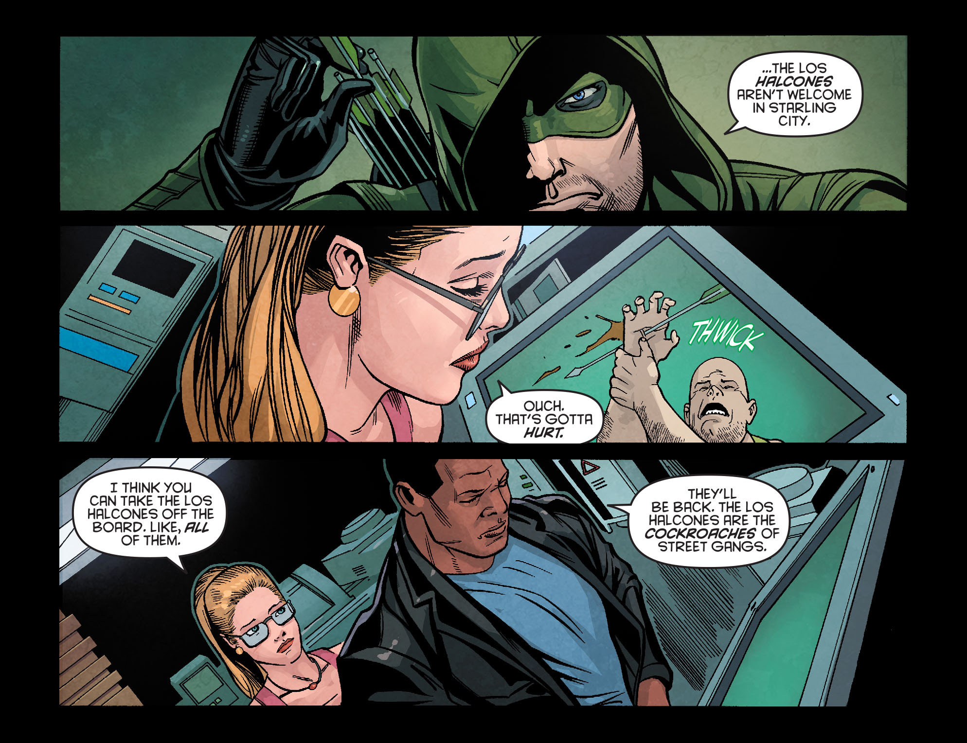 Read online Arrow: Season 2.5 [I] comic -  Issue #24 - 8