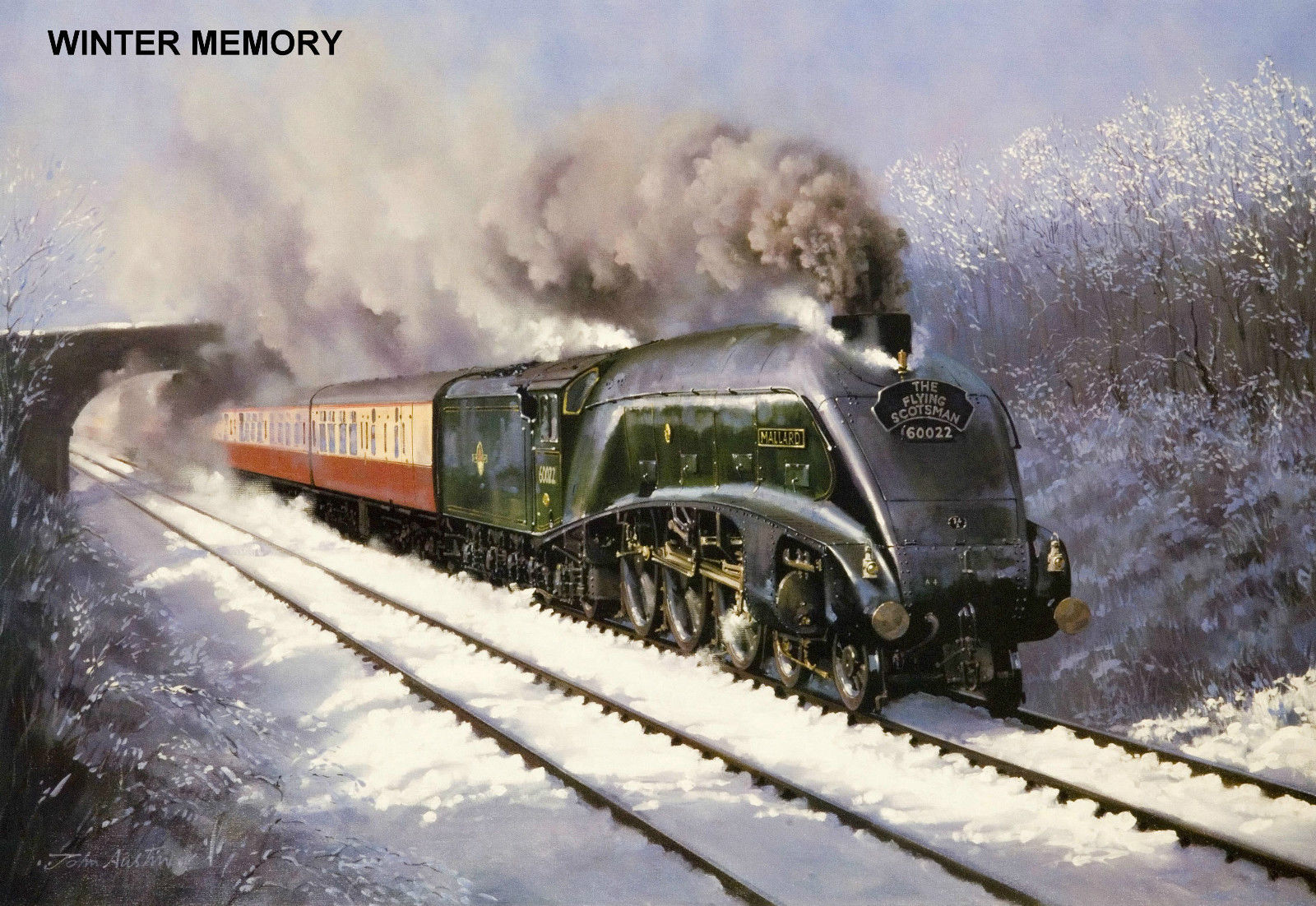 Steam Memories John Austin another good railway artist Steam engine's