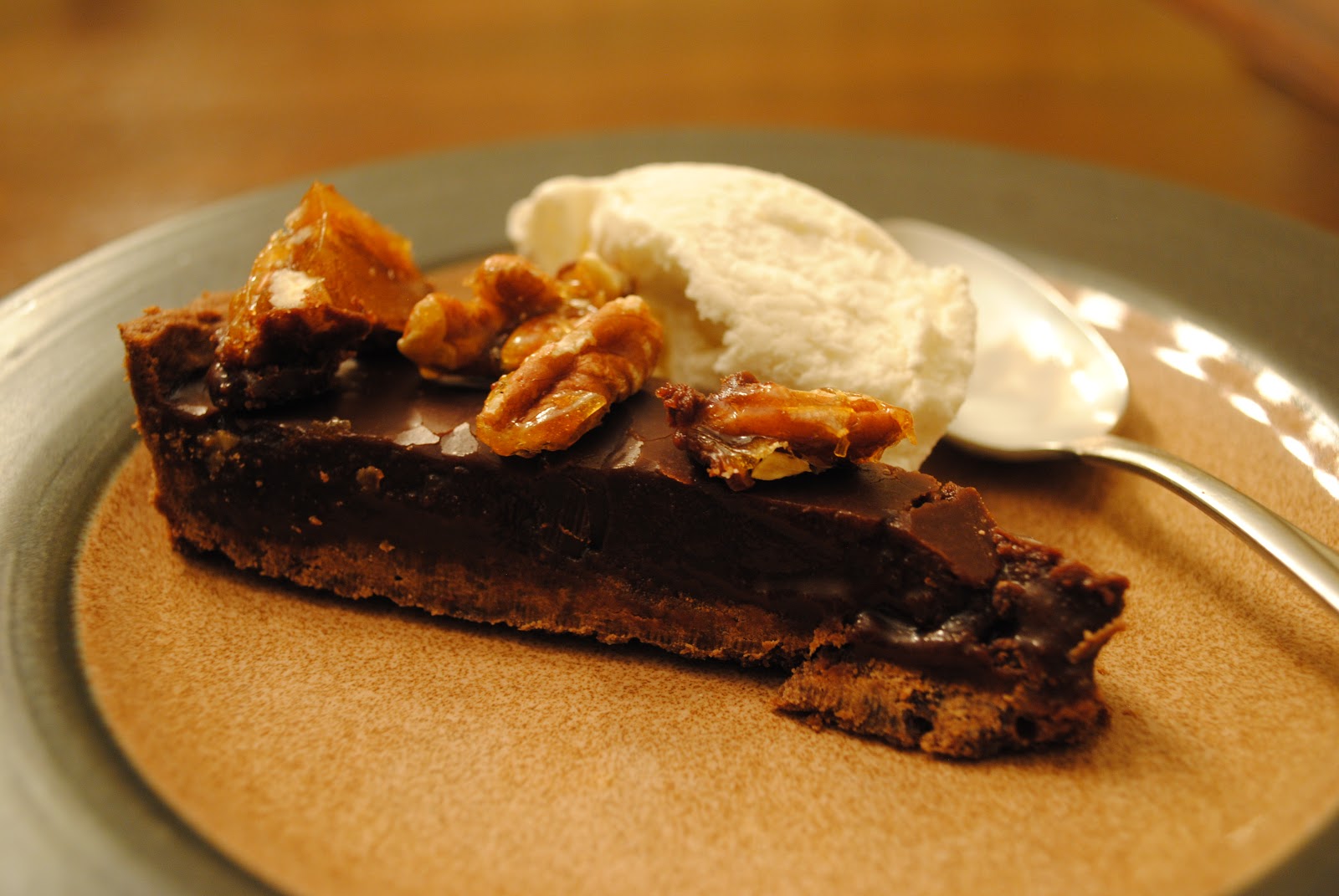 Lindsey Edits Sea Salt Chocolate and Pecan Tart