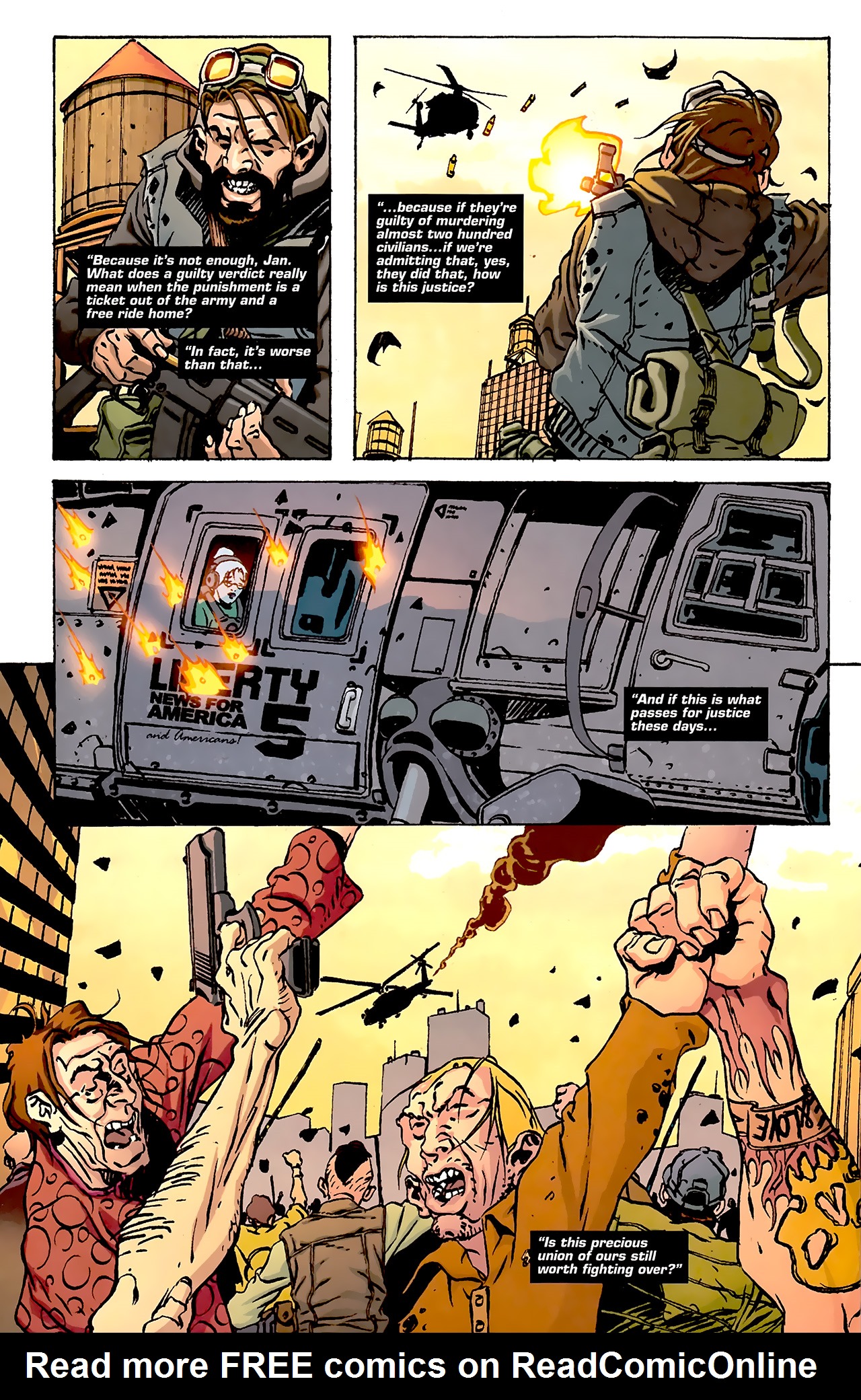 Read online DMZ (2006) comic -  Issue #22 - 3