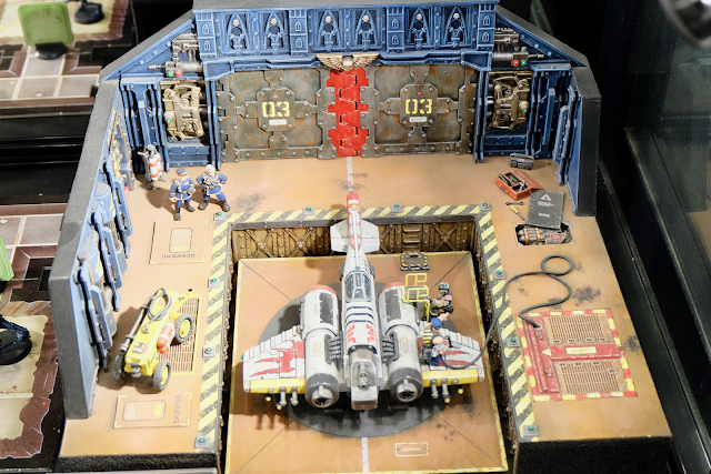 I remember seeing this for the first time in White Dwarf and just being blown away by it. Imperial Thunderbolt diorama by Dave Andrews