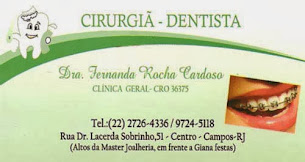 Cirurgiã Dentista - Dra Fernanda Rocha Cardoso