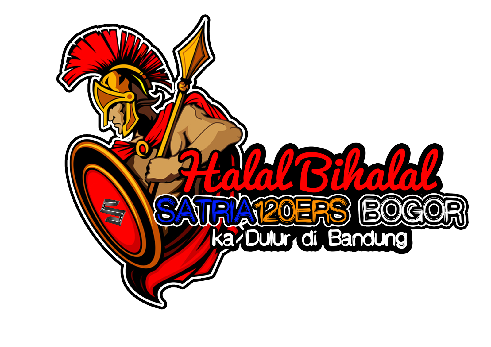Stiker Keren - Halal Bihalal Satria120ers Bogor ka Dulur di Bandung