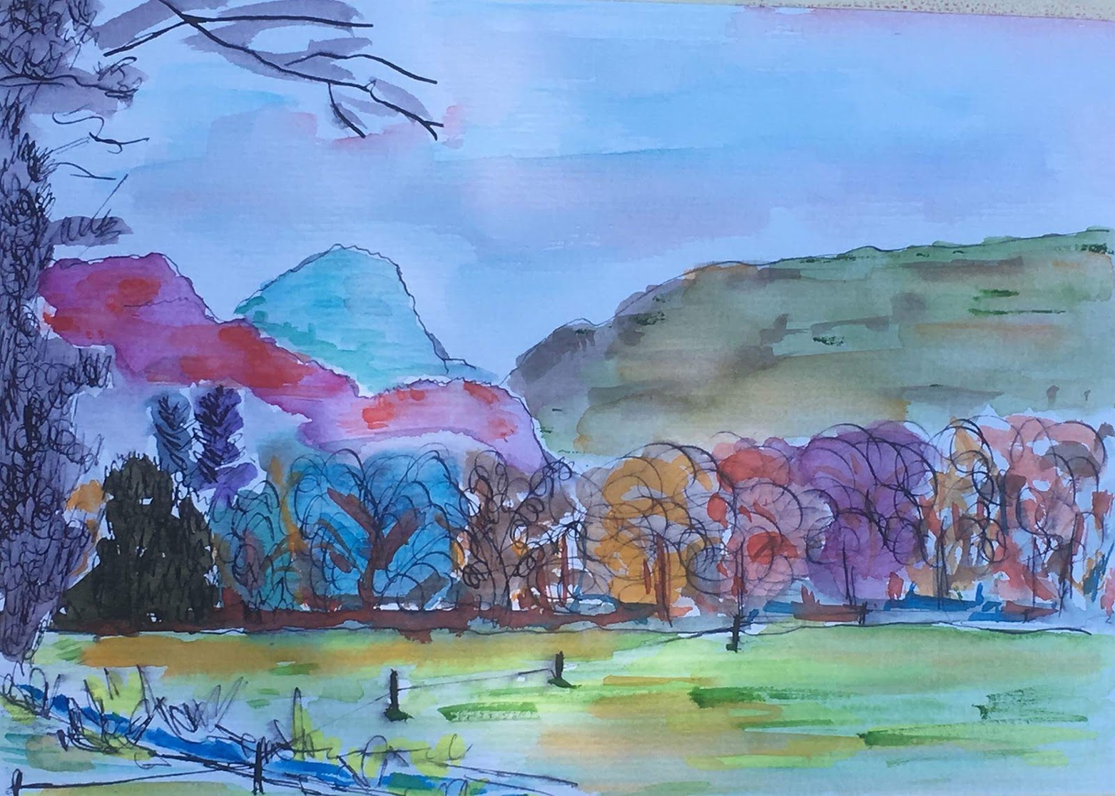 Von Herz Und Hand Gemalt Natur