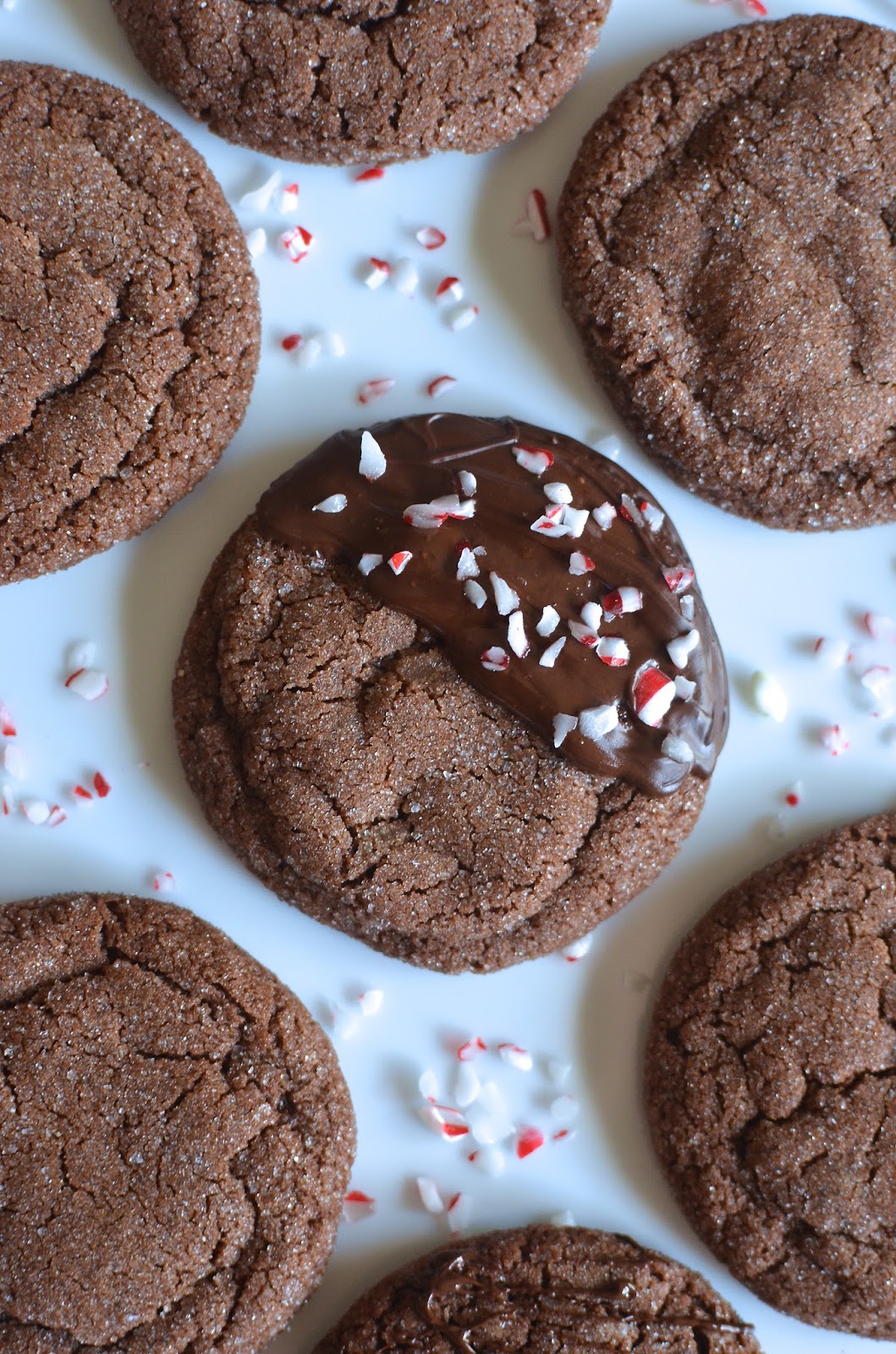 Playing with Flour: Chocolate peppermint sugar cookies