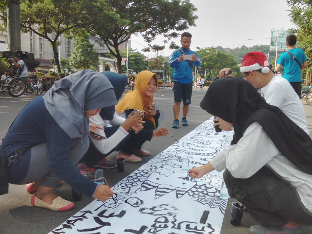 Pameran kartun perdamaian Haul Gusdur Pameran kartun perdamaian Haul Gusdur