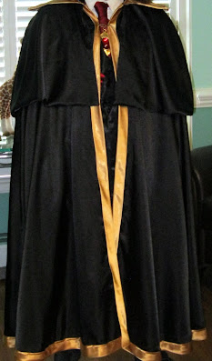 Dr. Orpheus Cosplay Costume Cape made by Cynthia Sylvestermouse