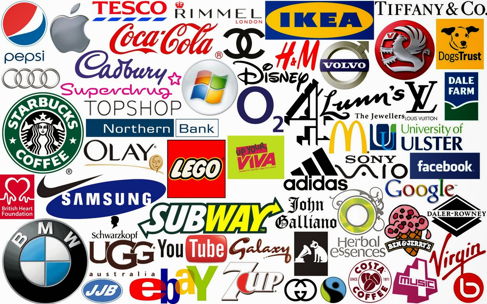 Top 100 Famous Logos