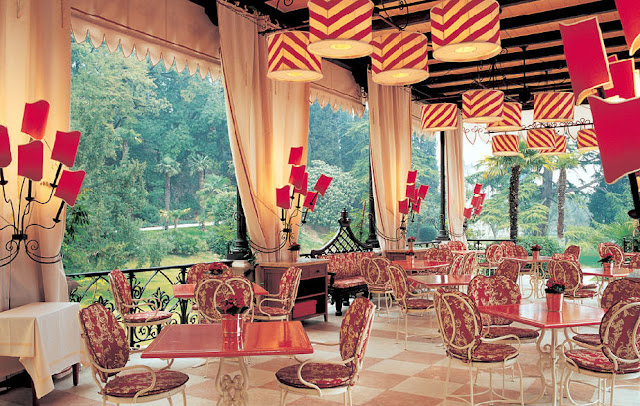 Decor Inspiration Lake Garda Luxury Hotel Places: The Grand Hotel Villa Feltrinelli, Italy