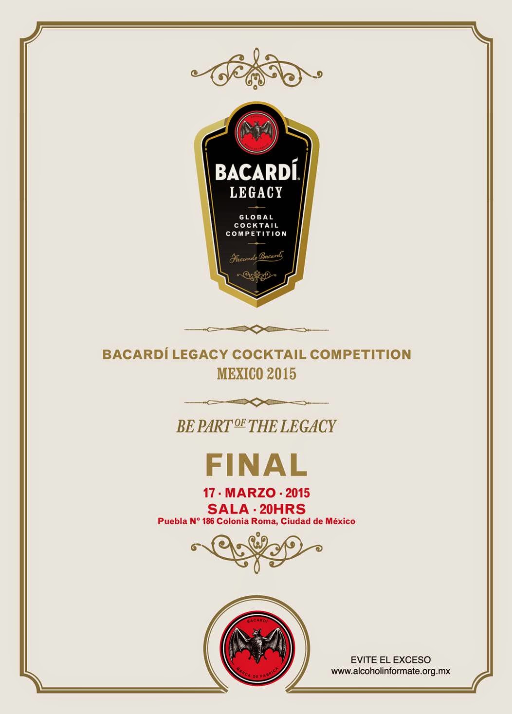 Bacardí Legacy Cocktail Competition 2015 (Ciudad de México, México)