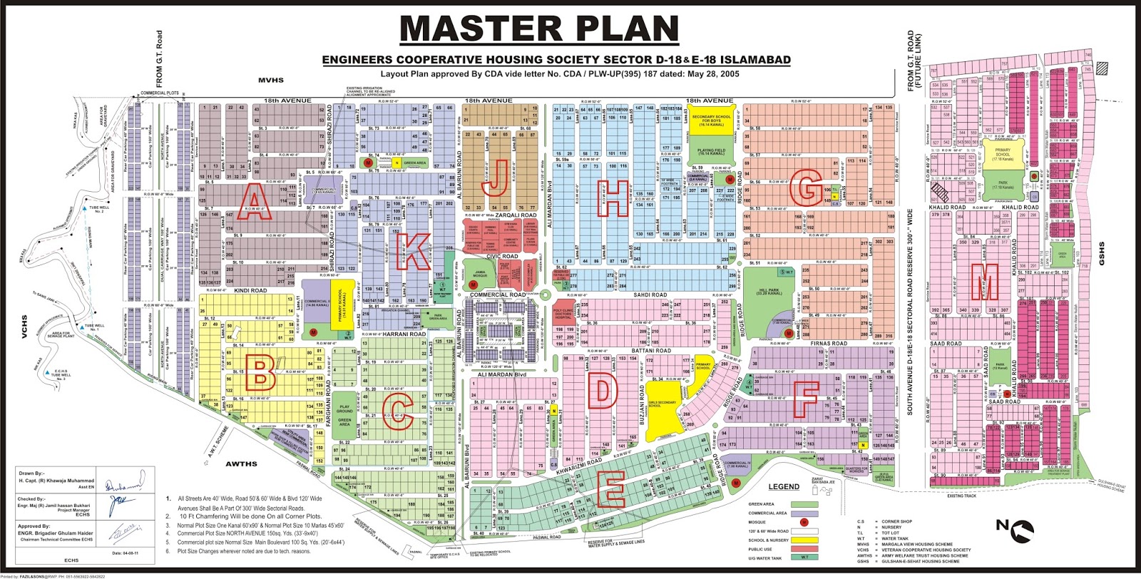 Beautiful Islamabad: Map of Islamabad