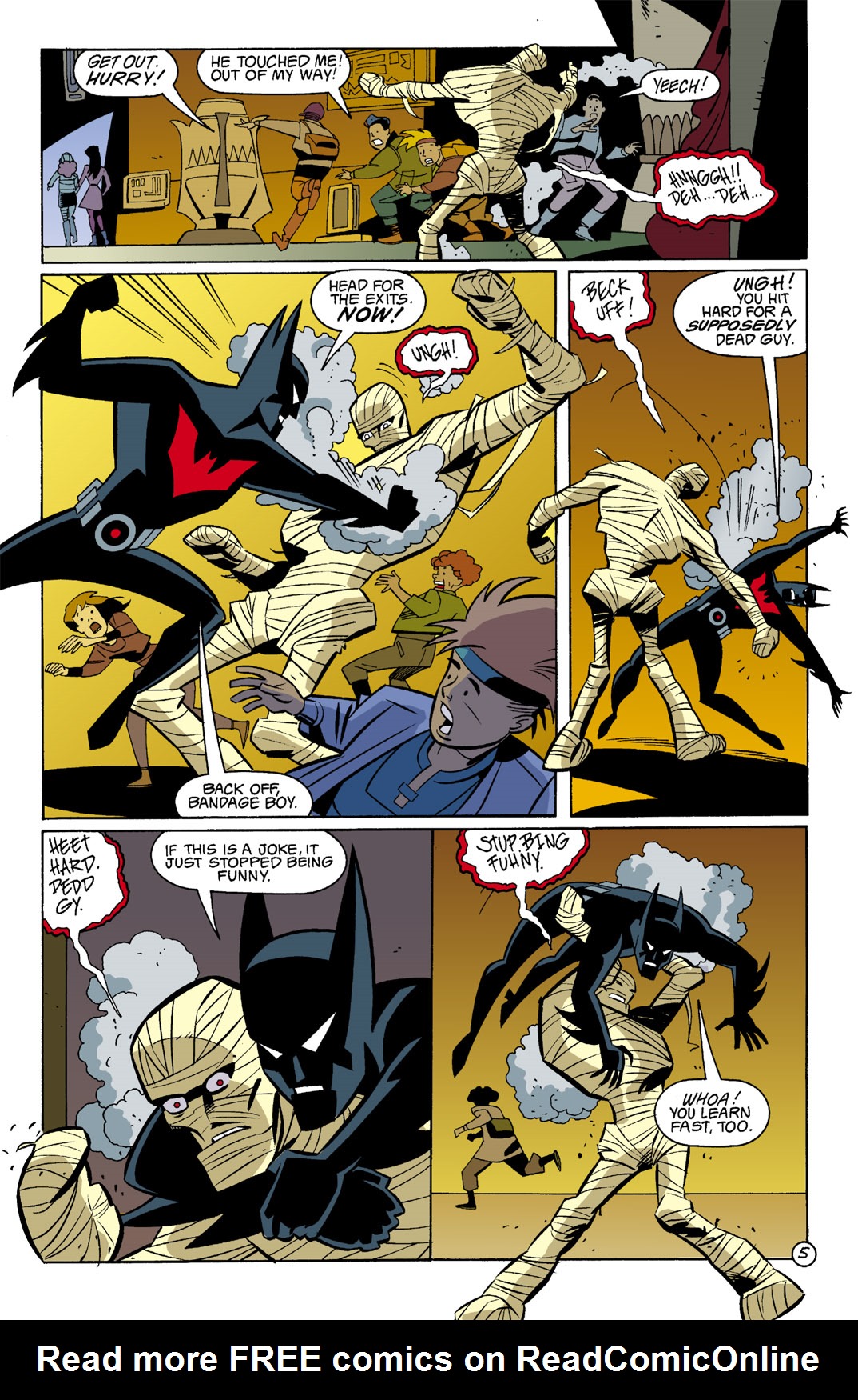 Read online Batman Beyond [I] comic -  Issue #5 - 6