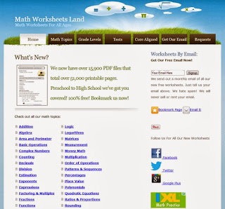 Warren Sparrow: Math worksheet island