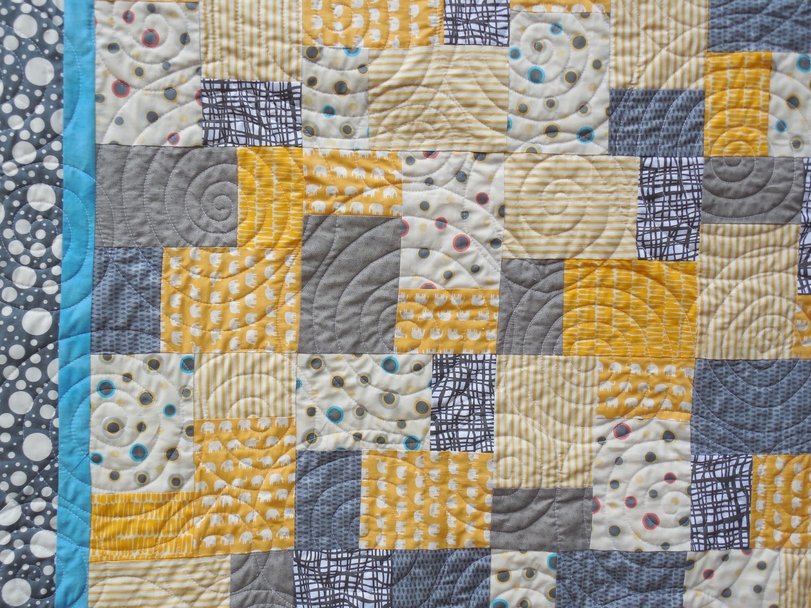 Tanderwen Quilts Joanne's minky baby quilt