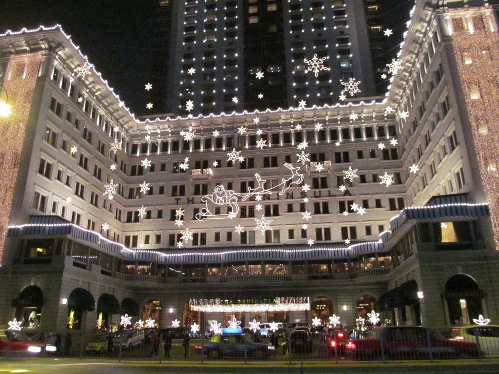 Redhead Gweilo Christmas lights in Hong Kong