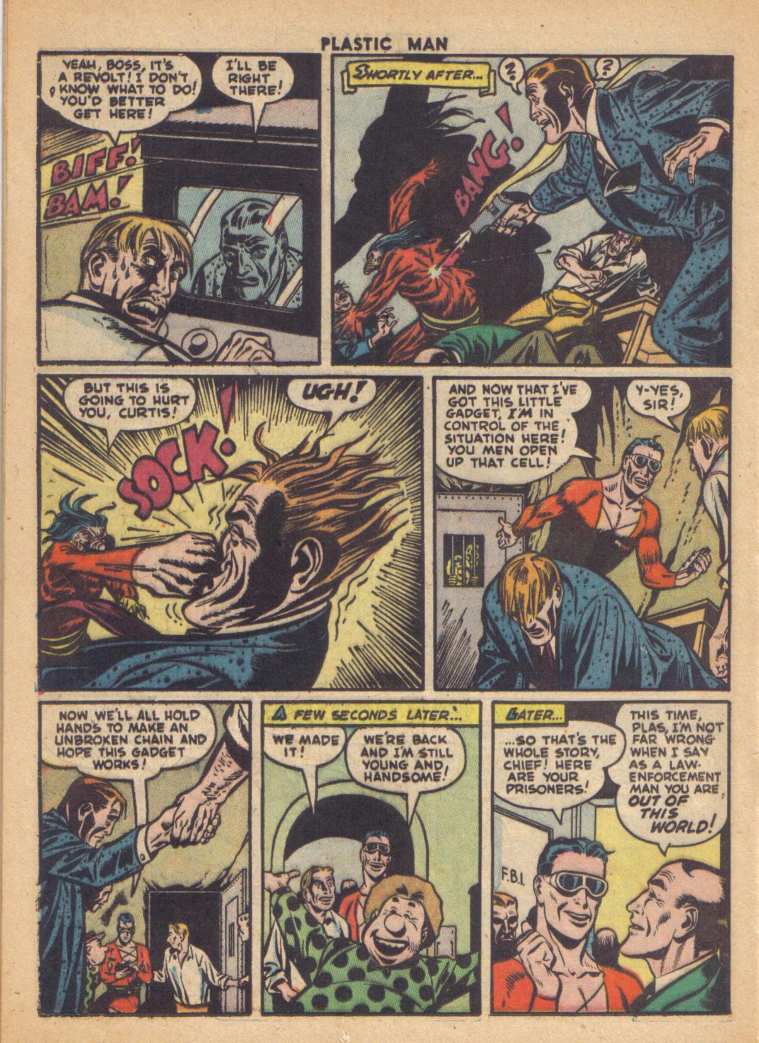 Read online Plastic Man (1943) comic -  Issue #39 - 24