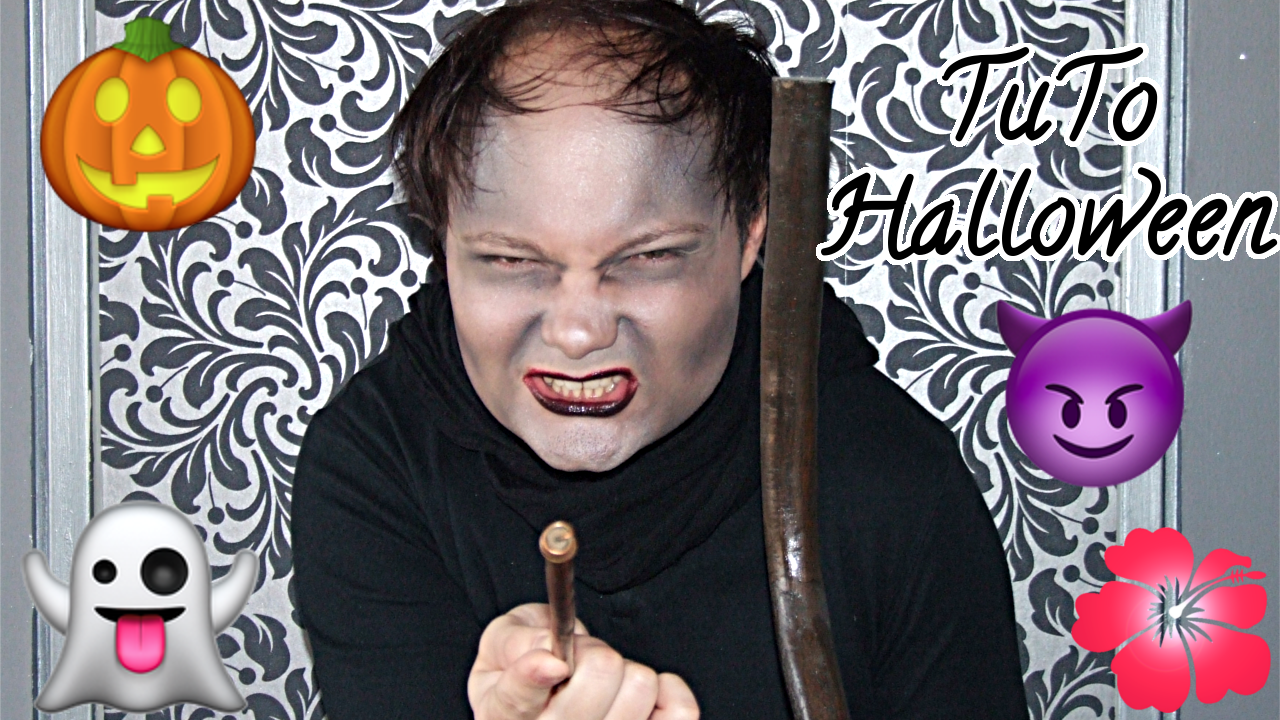 Beautes En Herbe Tutoriel Maquillage D Halloween Rapide Le Sorcier Noir