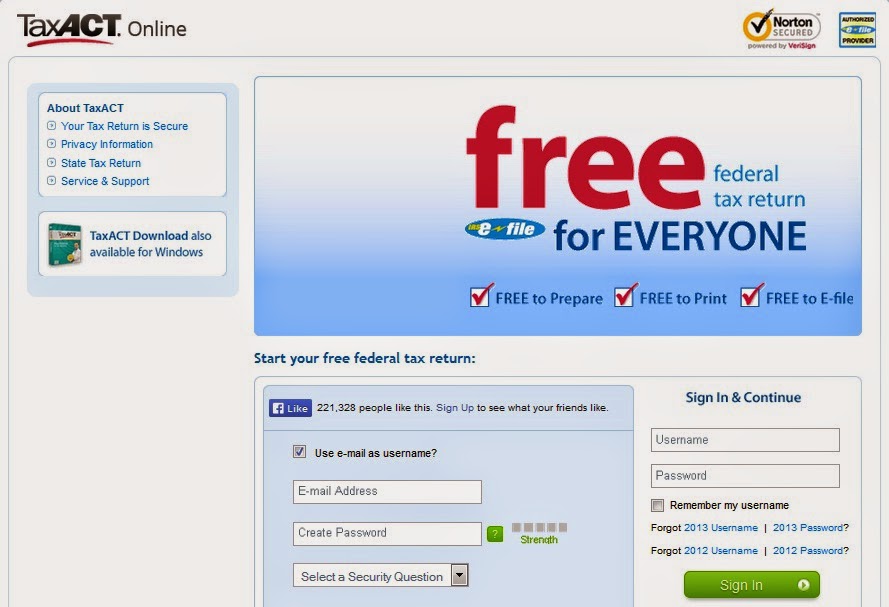 free tax prep software download