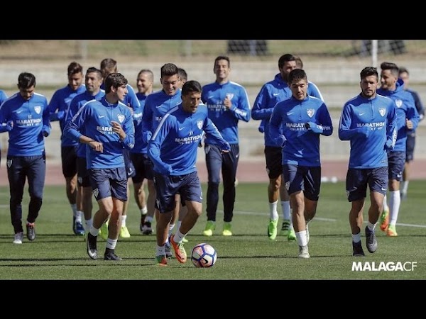 Málaga, nuevo entrenamiento con jugadores de la cantera