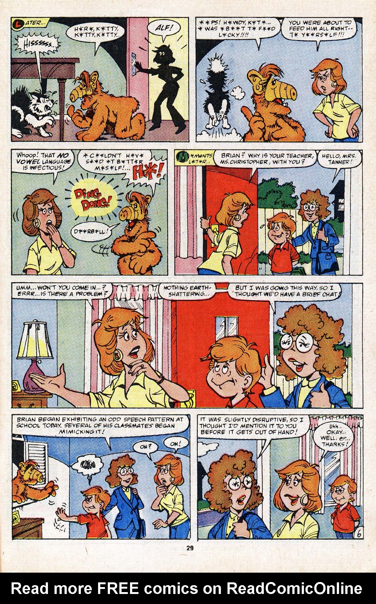 Read online ALF comic -  Issue #21 - 23