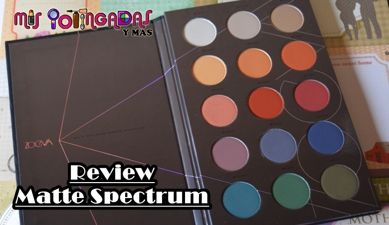 Review | Paleta de sombras Matte Spectrum de Zoeva