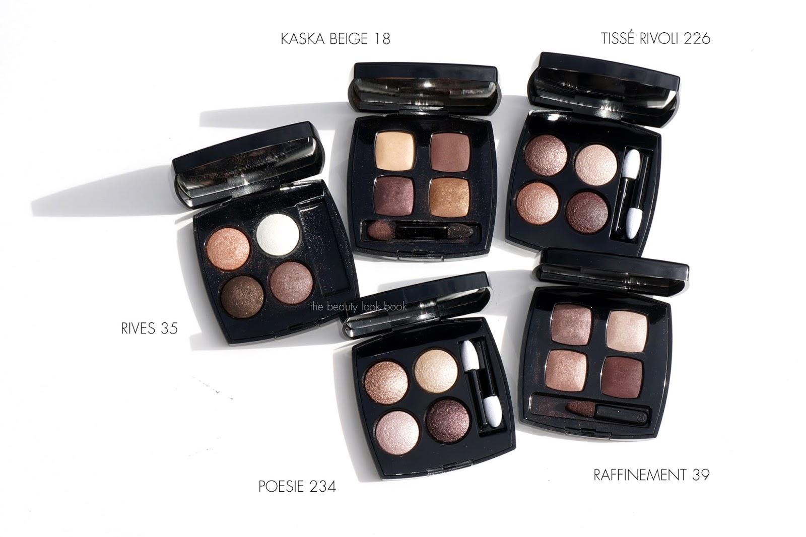 Chanel Les 4 Ombres Multi-Effect Quadra Eyeshadow  Poésie #234 and Tissé  Rivoli #226 - The Beauty Look Book