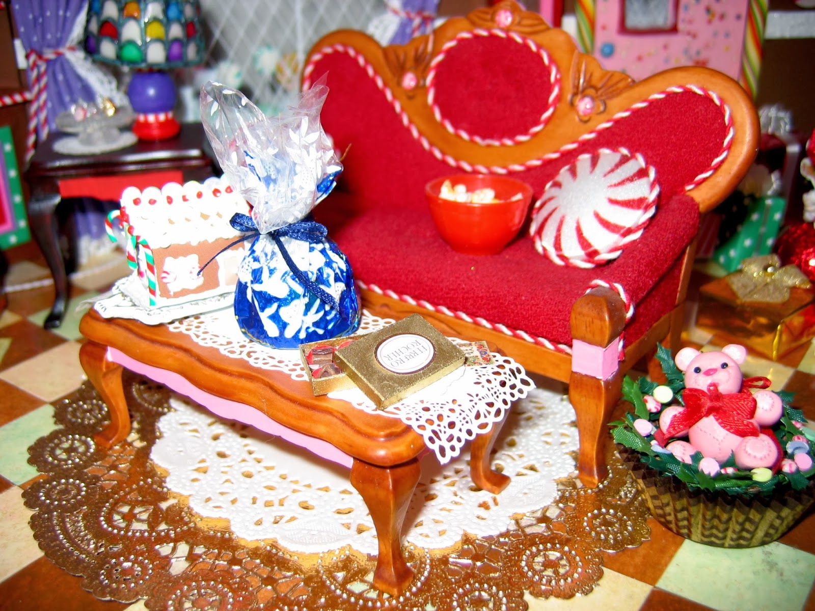 Christmas dollhouse