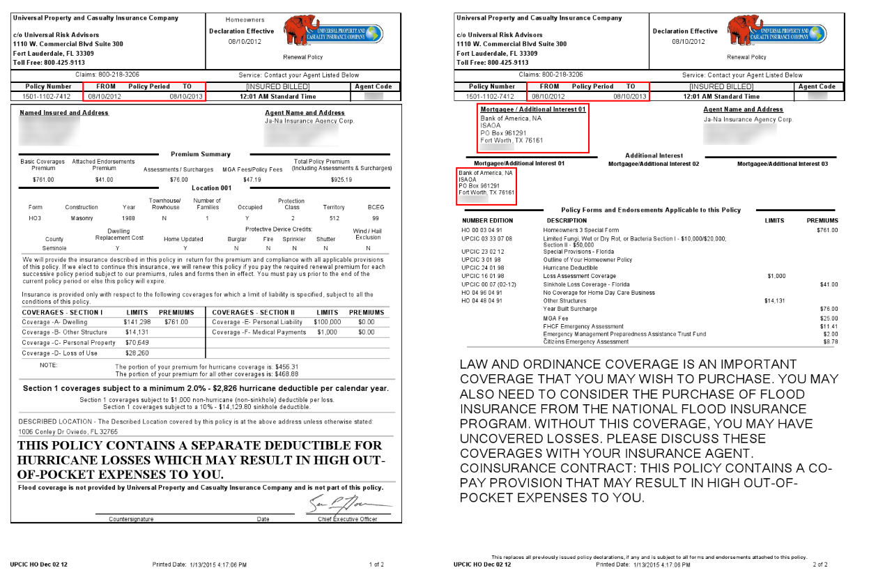 Bank of America ForcePlace Insurance & Foreclosure Scheme
