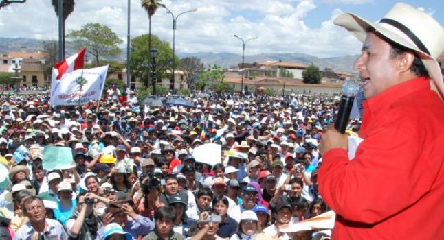 Presidente Regional de Cajamarca Gregorio Santos: "Proyecto conga no va"