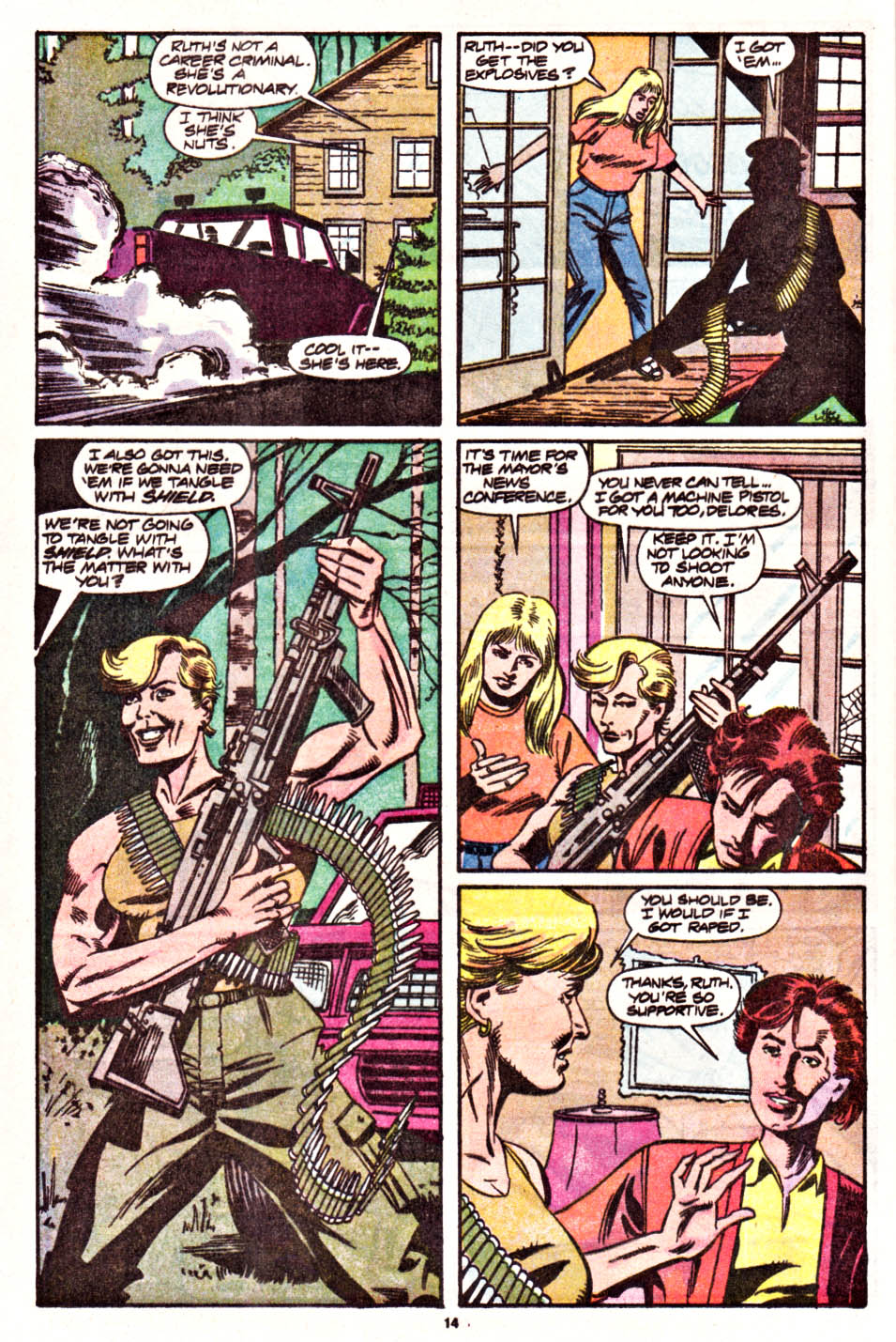 Read online The Punisher (1987) comic -  Issue #41 - Should a Gentleman offer a Tiparillo to a Lady - 12