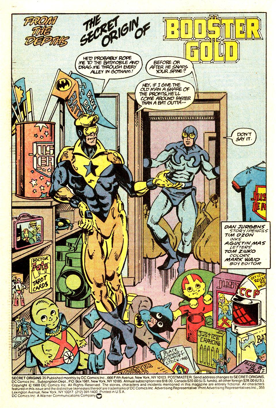 Read online Secret Origins (1986) comic - Issue #35 - 3