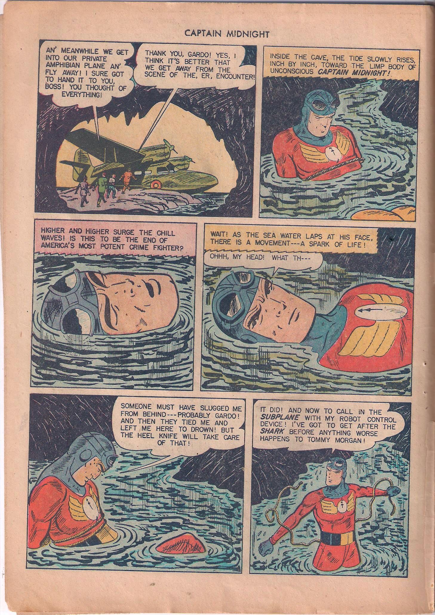Read online Captain Midnight (1942) comic -  Issue #44 - 10