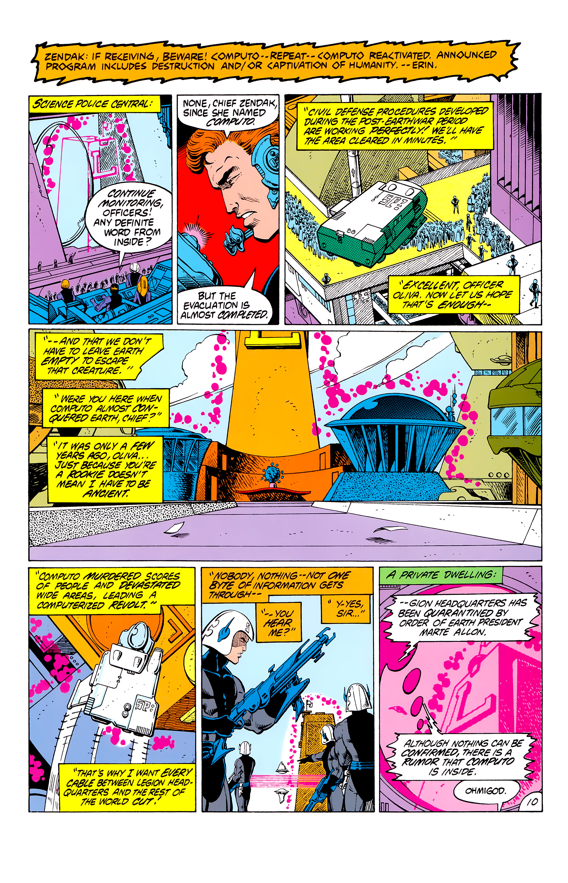 Legion of Super-Heroes (1980) _Annual_1 Page 10