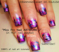 nail easy nails paint collage professional beginners miss painting lady artwork purple painted portrait simple polish advanced mis moses robin