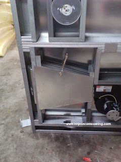 powder coating oven blower duct