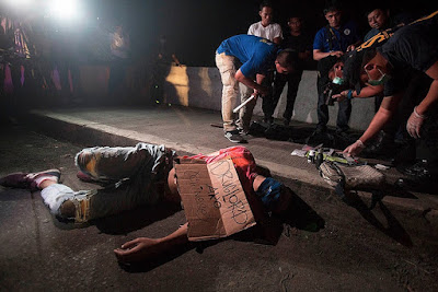 'State-condoned extrajudicial killings have soared since Duterte took office.'