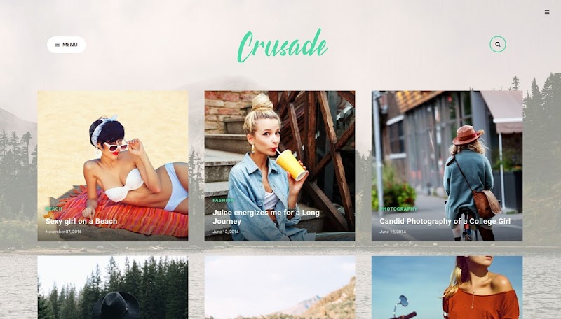 Crusade v1.0 - Responsive Photography Blogger Template