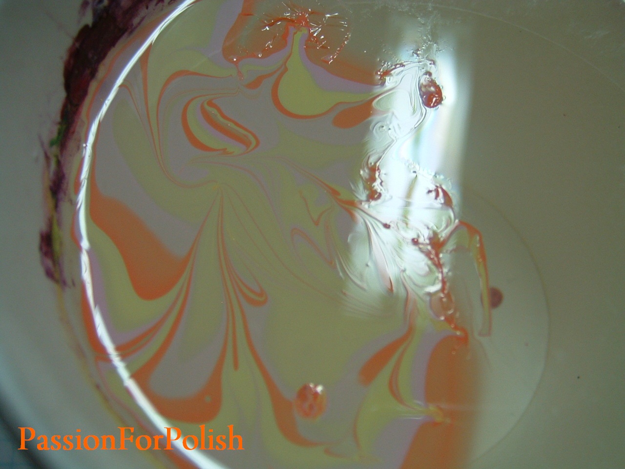 PassionForPolish How To Water Marbling