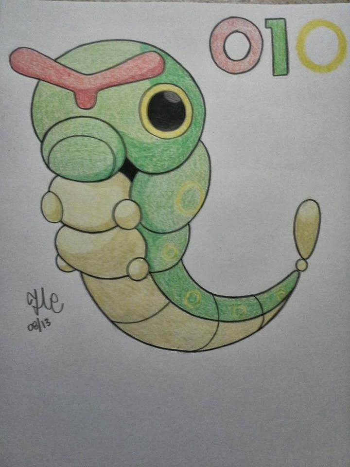 Pok draw Caterpie Metapod And Butterfree pok-draw-caterpie-metapod-and-butterfree