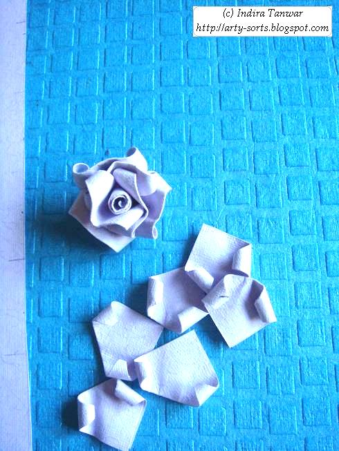 Arty Sorts: Handmade roses - Tutorial & Card