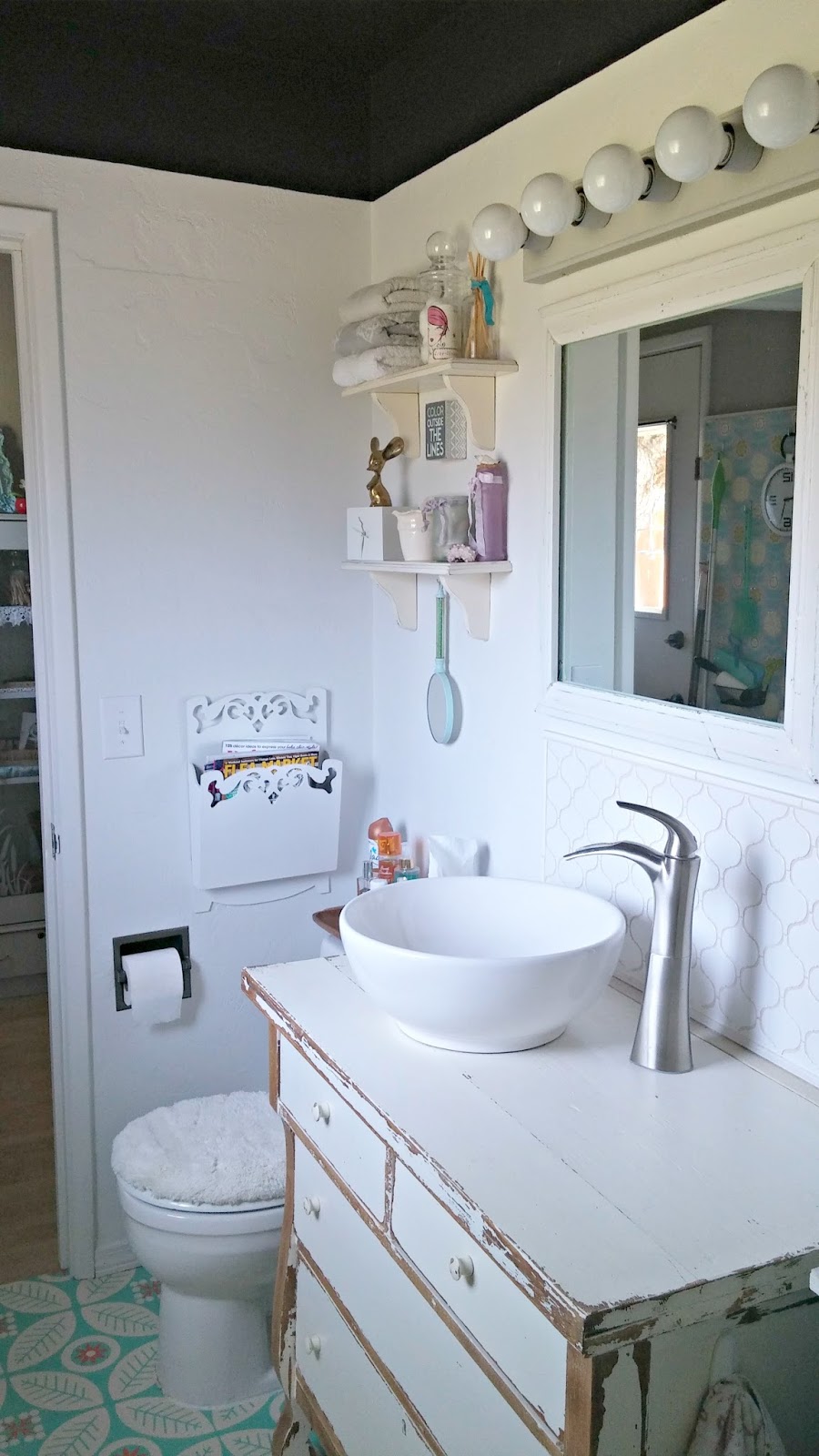 Half Bath Makeover Reveal - Little Vintage Cottage