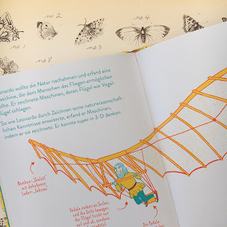 "Leonardo Da Vinci" - "Kleine Bibliothek großer Persönlichkeiten" , Laurence King Verlag, Sachbuch für Kinder ab 8 Jahren