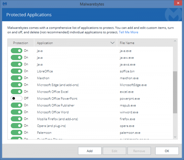 microsoft office list